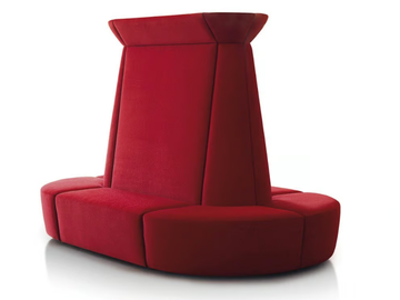 SNOWKING - Sectional high-back fabric sofa by Caimi Brevetti - view 2